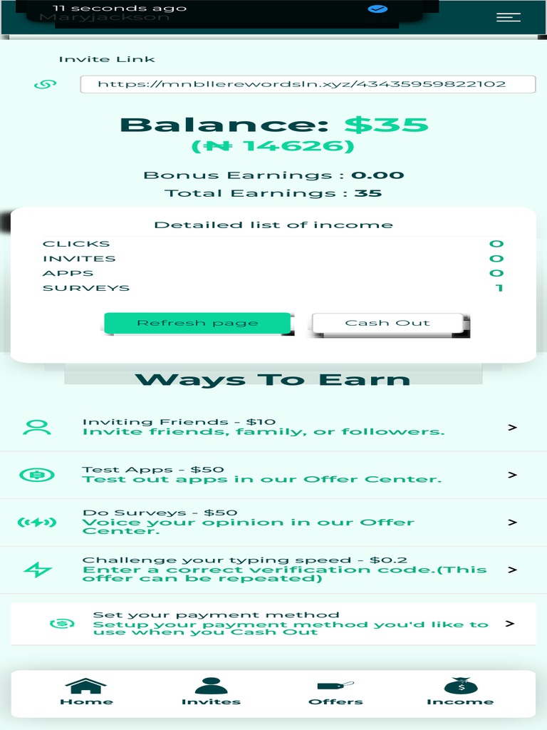 Earn Money with Surveys and Invites | PDF