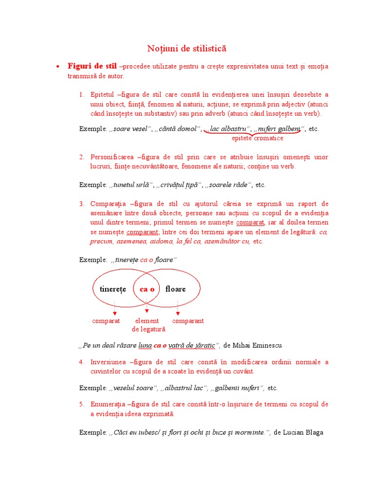 Figuri de stil si elemente de prozodie pdf