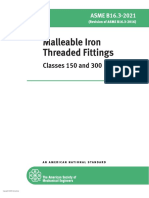 ASME B16.3 2021 Malleable Iron Threaded Fittings Classes 150 and 300