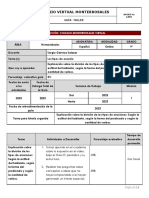 Semana 10 y 11 Español