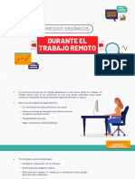 Ergonomia y Consideraciones para Personas Que Trabajan Desde Casa