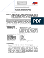Informe Tecnico Nº01 - Residente Analitico de Obra Pozos Tubulares