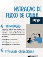 Demonstrações de Fluxo de Caixa.