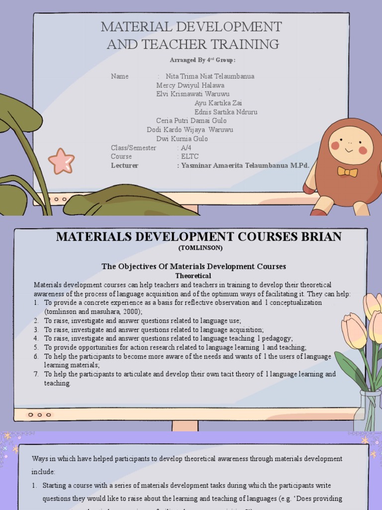 ELTC PPT by Group 4 | PDF | Career & Growth | Science & Mathematics