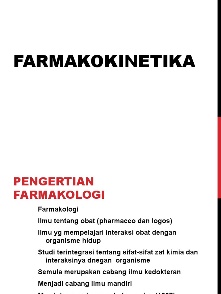 Farmakokinetika Pdf