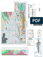 Mapa Geologico Del Cuadrangulo Cerro de Pasco Hoja 22K- IV