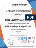 Medición Automática Precisa de La Presión Arterial Certificado Del Curso 2114514