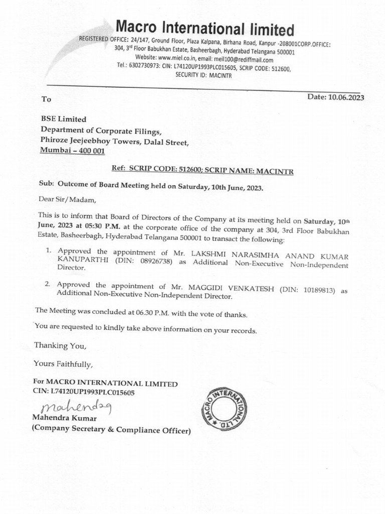 Macro international limited pdf