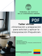 TJCA - Guía Orientaciíon para Solicitar Interpretacion Prejudicial