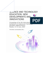 SCIENCE AND TECHNOLOGY EDUCATION: NEW DEVELOPMENTS AND INNOVATIONS. Proceedings of The 5th International Baltic Symposium On Science and Technology Education (BalticSTE2023)