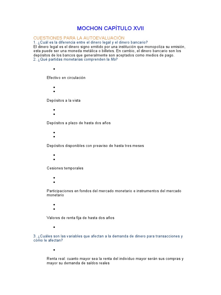 Conceptos Clave de Dinero y Finanzas | PDF | Dinero | Bancos
