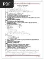 Managerial Economics Question Bankar-22