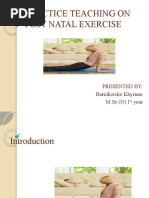 Post Natal Exercise