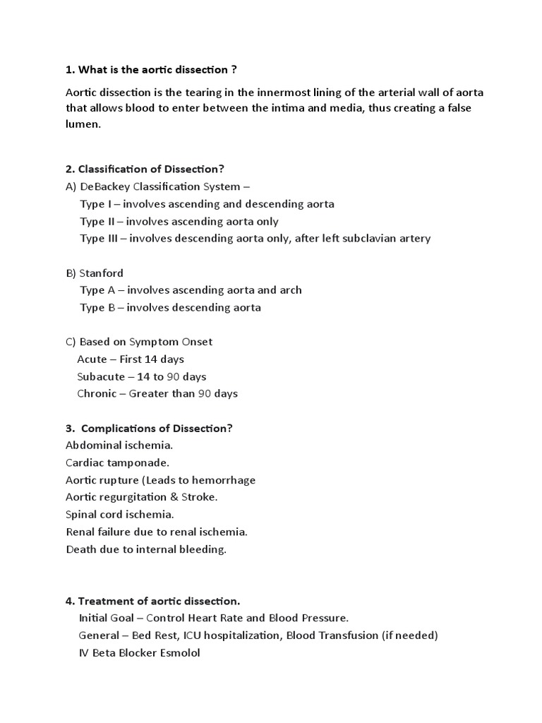 Final Vascular Surgery Questions PDF