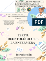 Perfil Deontológico de La Enfermera