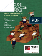 Estado de La Educación en El Perú - Análisis y Perspectivas de La Educación Básica