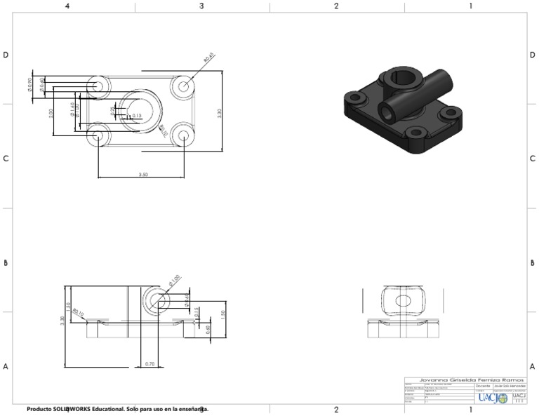 Producto SOLIDWORKS Educational. Solo para Uso en La Enseñanza | PDF