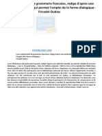 Cours Elementaire de Grammaire Francaise, Redige D'apres Une Methode Nouvelle, - Qui Permet L'emploi de La Forme Dialogique - Fricadel-Dubiez