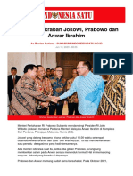 Momen Keakraban Jokowi, Prabowo Dan Anwar Ibrahim