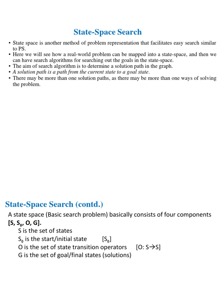 3 State Space Search | PDF | Discrete Mathematics | Graph Theory