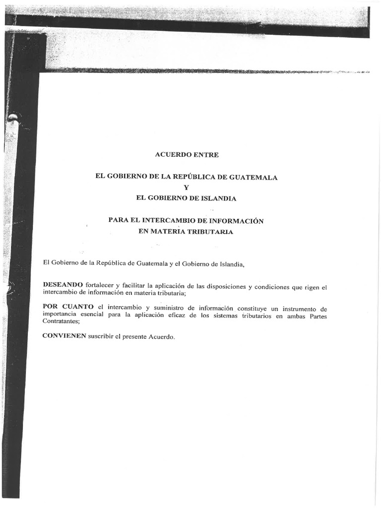 Acuerdo Entre El Gobierno de Guatemala | PDF