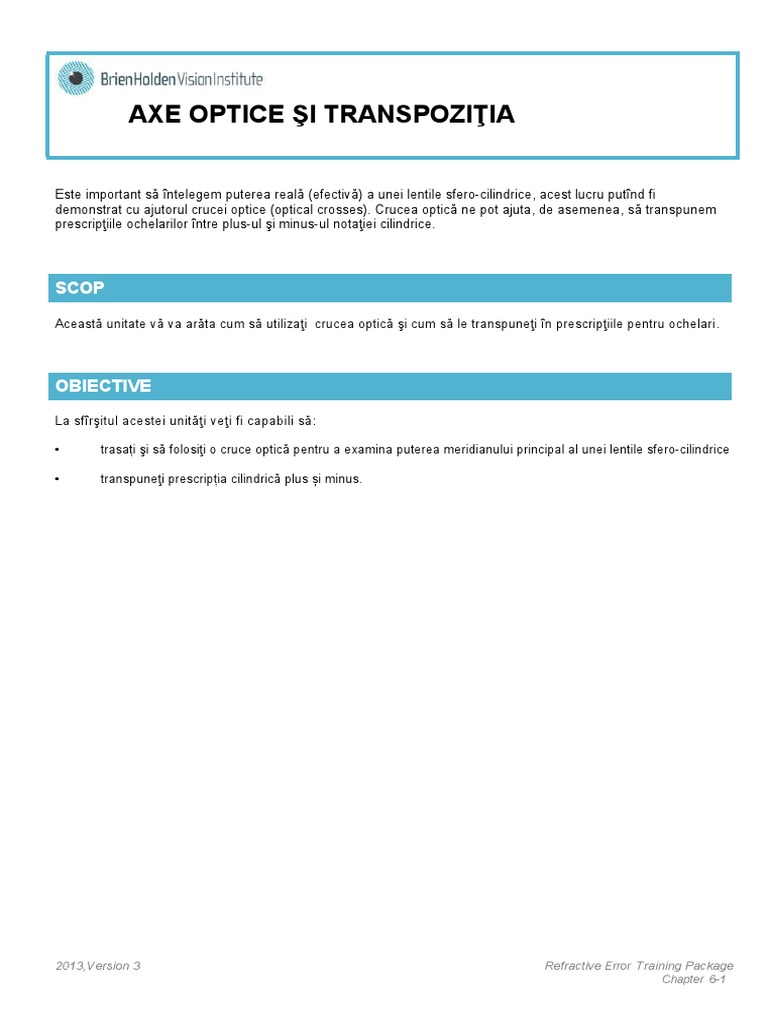 6 Optical crosses and transposition PDF