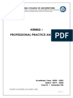 AR8802 Professional Practice and Ethics Notes