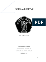 Proposal Disertasi Oleh Apri Kuntariningsih Ilmu Administrasi Publik Fakultas Ilmu Administrasi Universitas Brawijaya Malang - Compress