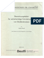 Hubert Rusch - Tabelas de Cálculo Para Lajes Esconsas - Berechnungstafeln Für Schiefwinklige Fahrbahnplatten Von Straßenbrücken