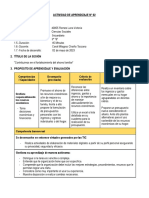 Actividad de Aprendizaje N°02 3er Año Ciencias Sociales 2023