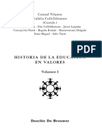 Historia de La Educación en Valores: Conrad Vilanou Eulàlia Collelldemont (Coords.)