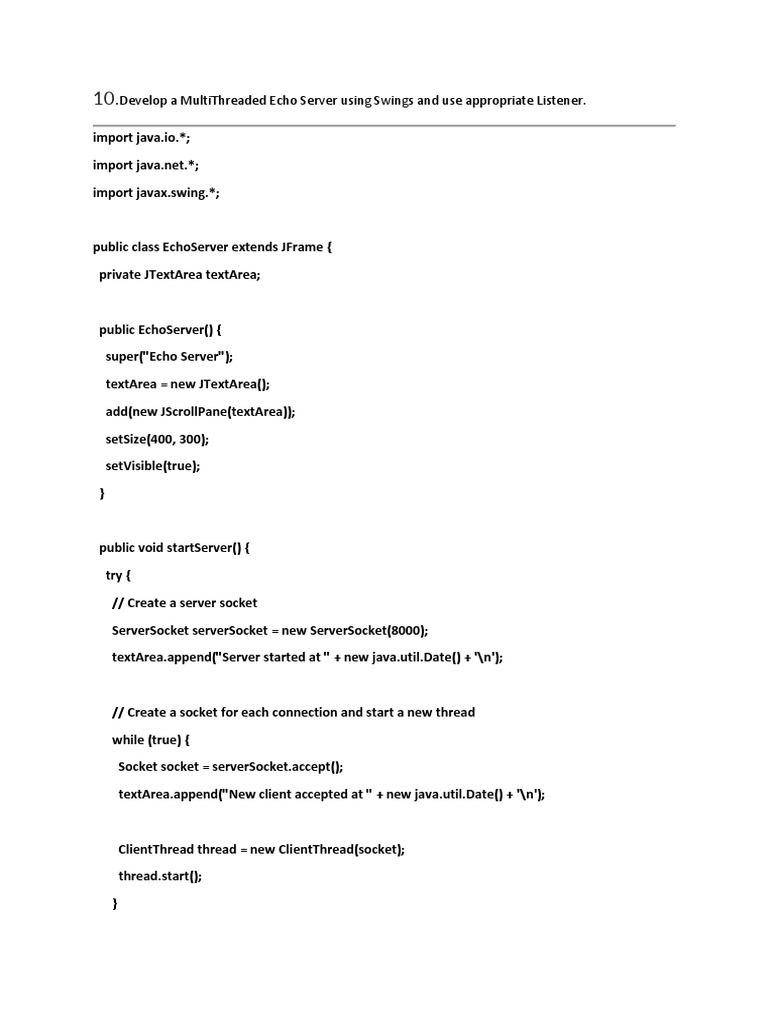 Java Vlab Assignment10 | PDF