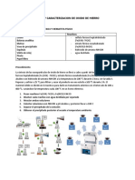 Sintesis y Caracterizacion de Oxido de Hierro