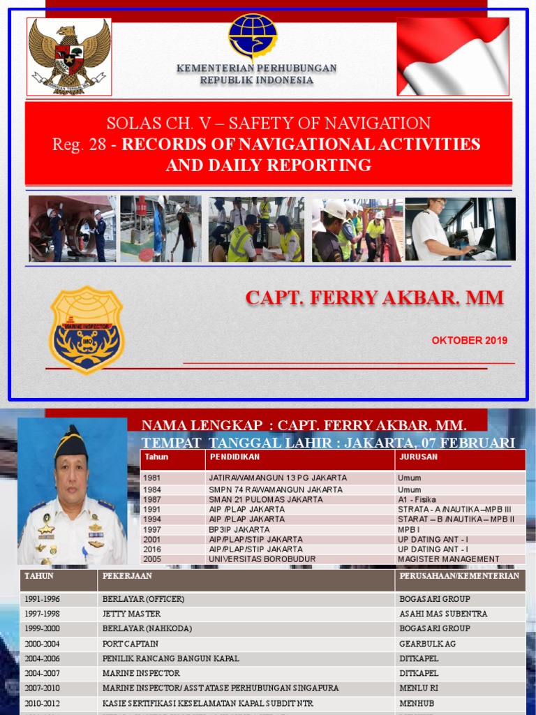 SOLAS Chapter V: Navigation Safety Standards | PDF