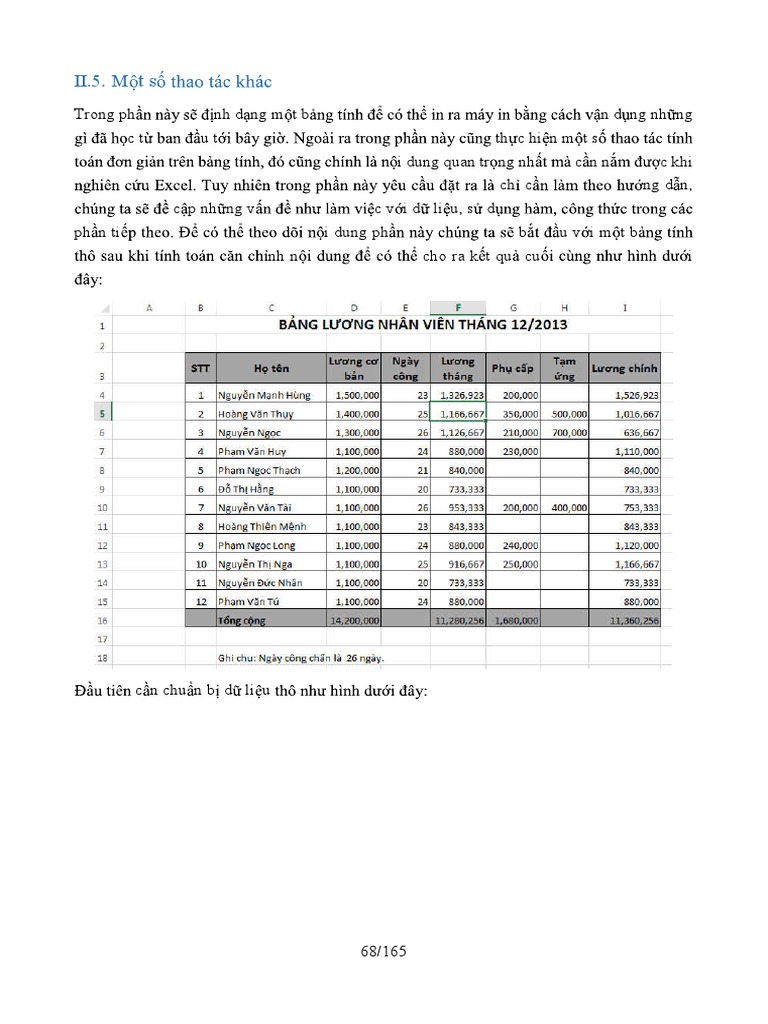Chuyen File Hinh Thanh Du Lieu Excel