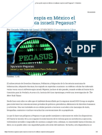 ¿Para Quién Espía en México El Software Espía Israelí Pegasus - Rebelion