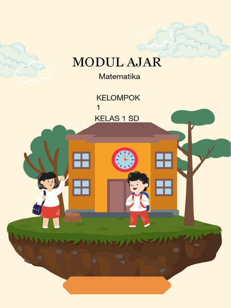 Modul Ajar Matematika Kelas 1 SD | PDF