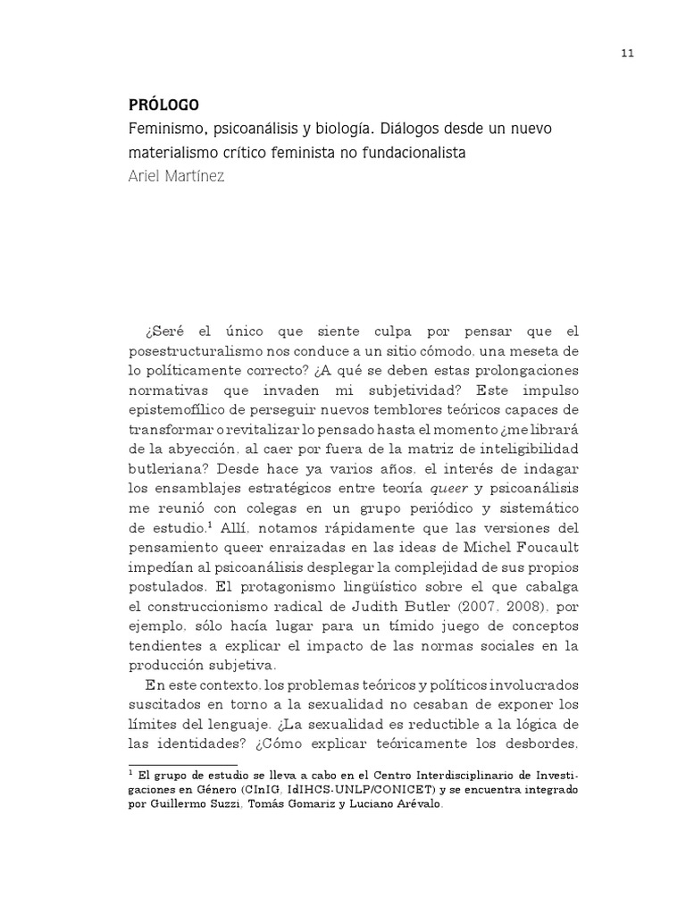 Prólogo - Feminismo de Las Tripas | PDF