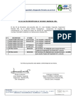 Acta de Recepcion