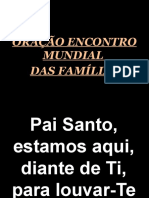 Oração Encontro Mudial Das Familias