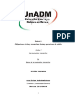 Modulo 9. Obligaciones Civiles y Mercantiles, Títulos y Operaciones de Crédito