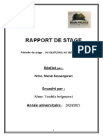 Rapport de Stage 2021