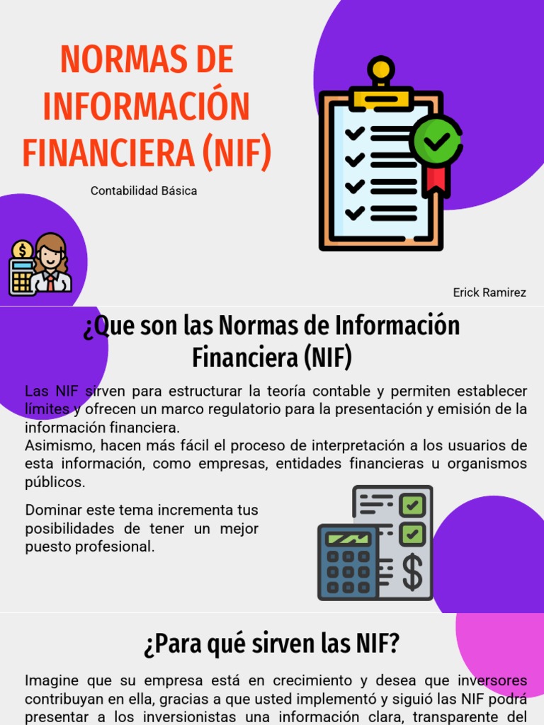 TEMA 3 NORMAS DE INFORMACIÓN FINANCIERA | PDF | Estado financiero ...