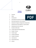 Recomendaciones Proyecto Empresarial Trimestre 4-2015