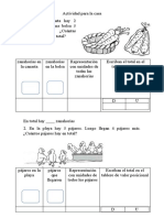 Actividad para La Casa 1°