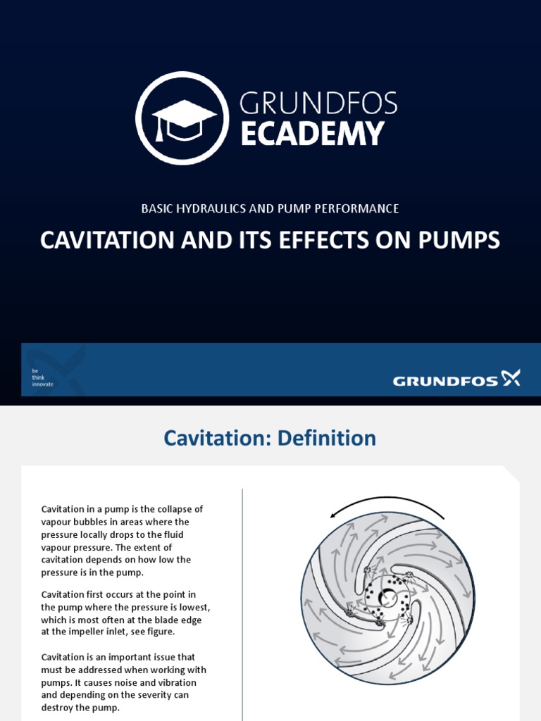 Master 13 Module 3 Cavitation and Its Effects On Pumps | PDF | Pump ...