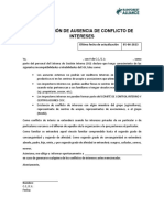 DECLARACIÓN DE AUSENCIA DE CONFLICTO DE INTERESES RA 2023 (1)