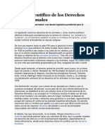 Ensayo Científico de Los Derechos de Los Animales