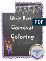 Coloring Unit Rate