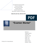 Examen Mental.